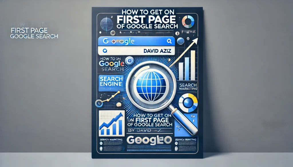 how to get on first page of google search david aziz