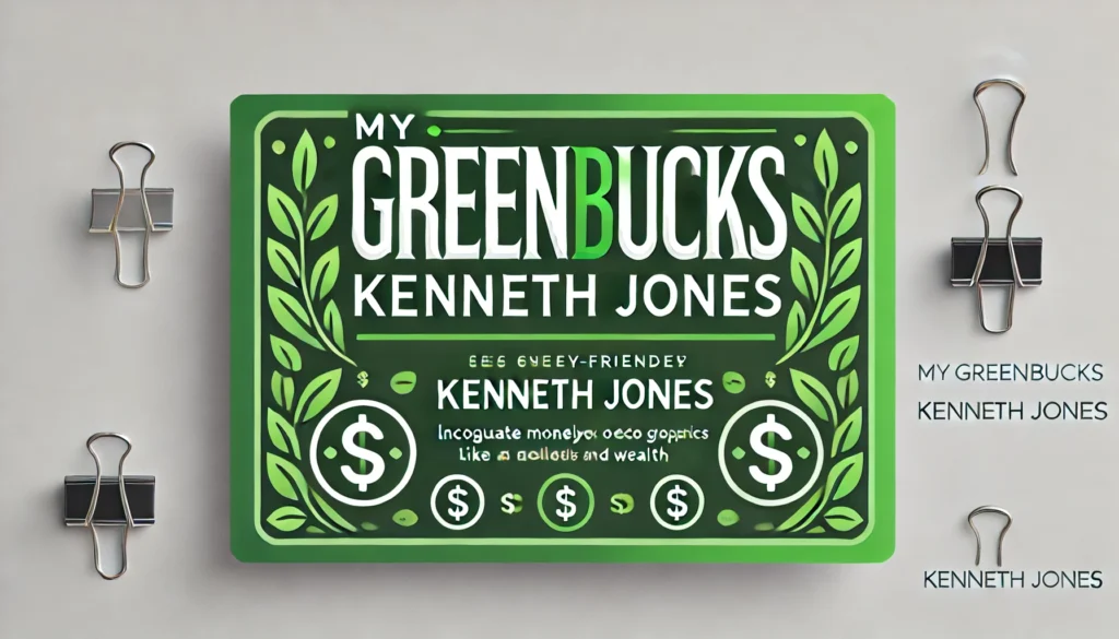 mygreenbucks kenneth jones